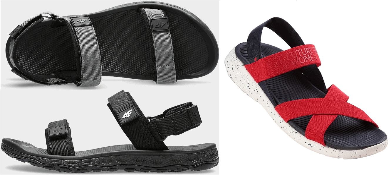 Świetna cena! Sportowe sandały (damskie i męskie) marki 4F od 59 PLN