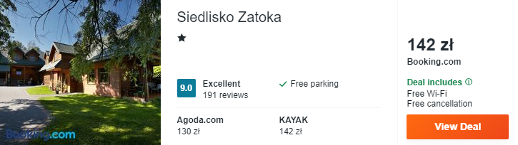 Rezerwacja noclegów