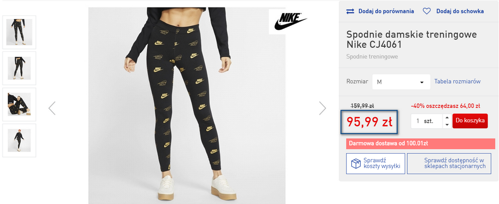 ubrania nike