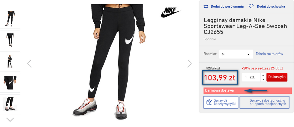 ubrania nike