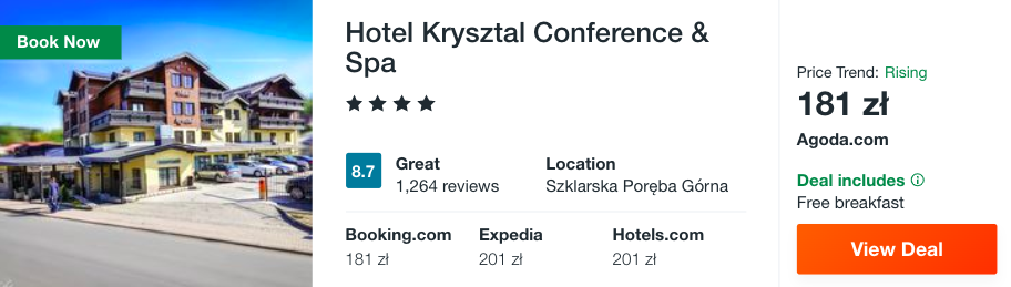 zarezerwuj hotel w szklarskiej