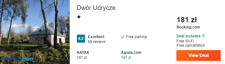 Rezerwacja dworku