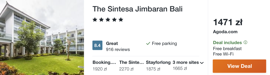 zarezerwuj hotel na bali