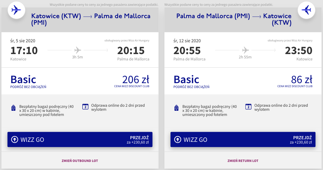 zarezerwuj loty na majorke