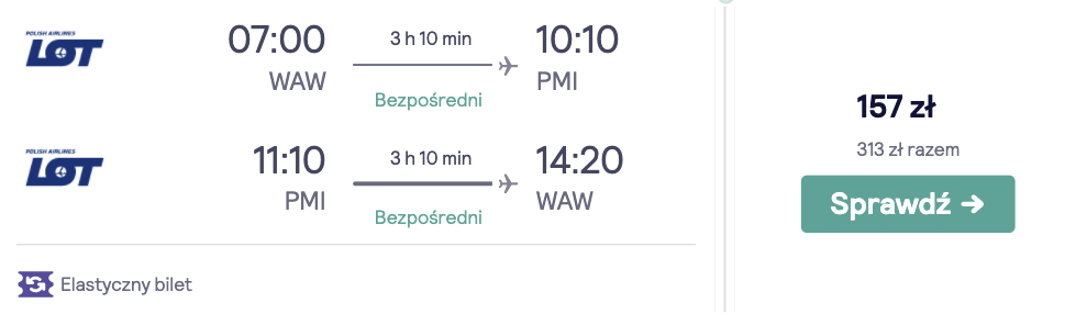 zarezerwuj loty na majorke