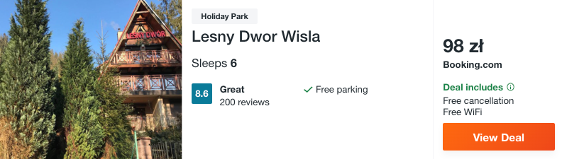 zarezerwuj hotel w wisle