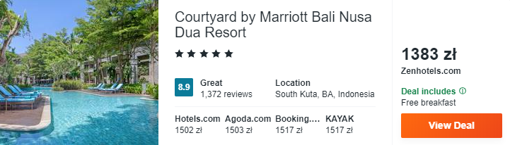Hotel na Bali