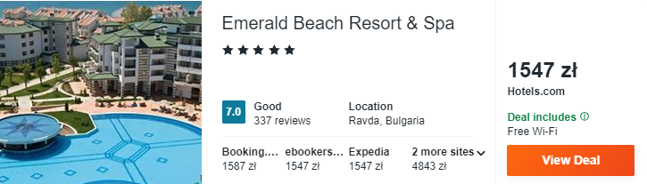 Hotel w Bułgarii