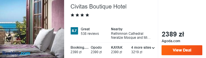 Hotel w Grecji