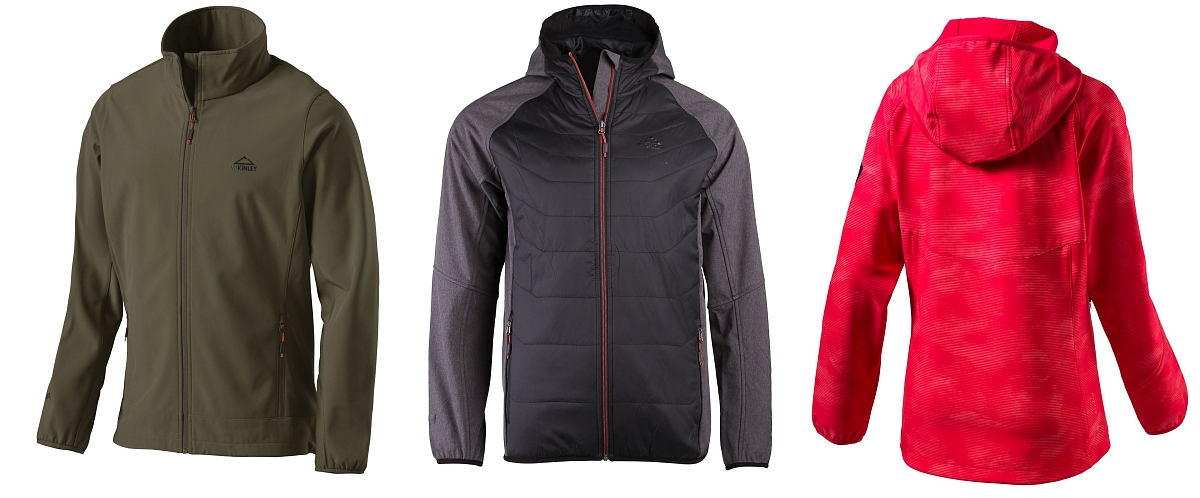 Wyprzedaż softshellowych kurtek McKinley: damskie i męskie modele (idealne dla turysty) od 80 PLN!