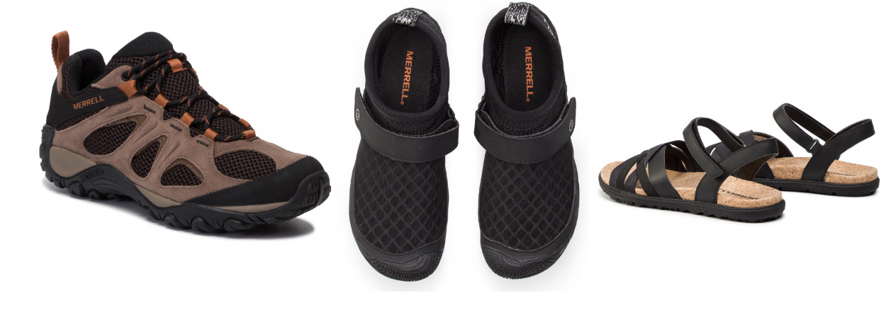 Przegląd obuwia od Merrella w promocyjnych cenach: sandały, buty do wody oraz obuwie trekkingowe od 129 PLN