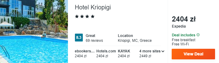 Hotel na Chalkidiki