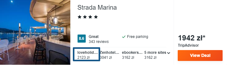 Hotel na Zakynthos