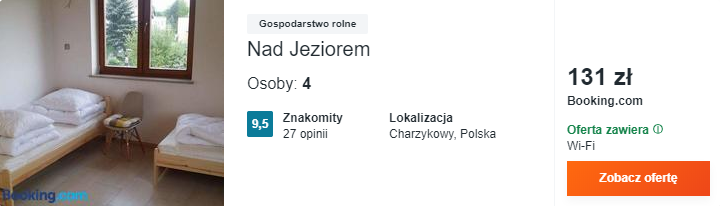 Rezerwacja noclegów