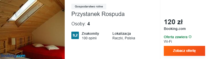Rezerwacja noclegów