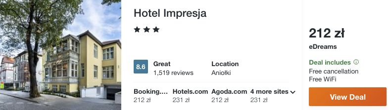zarezerwuj hotel w gdansku