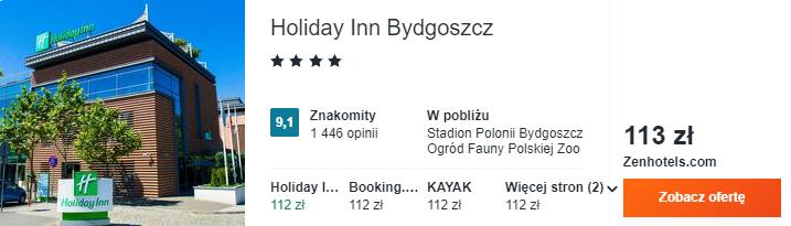 Hotel w Bydgoszczy