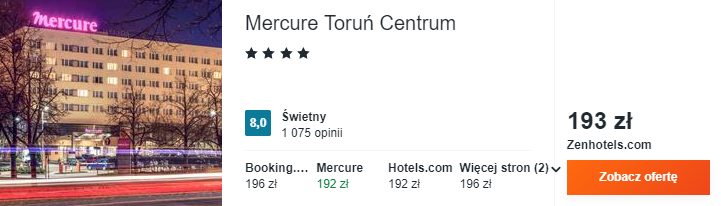 Rezerwacja noclegów