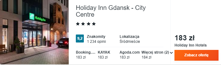 Hotel w Gdańsku