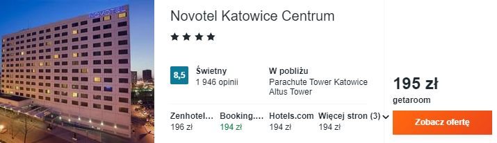Hotel w Katowicach