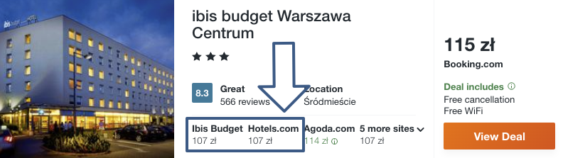 zarezerwuj hotel w warszawie