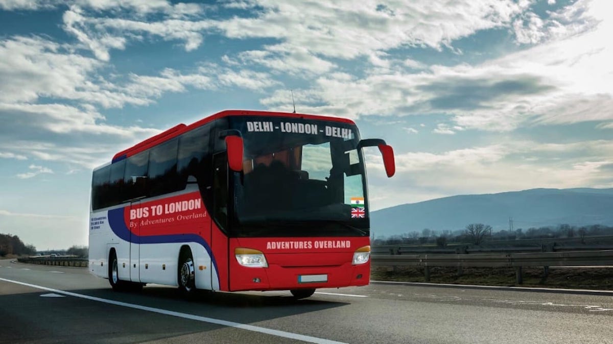 Najbardziej niesamowita trasa autokarowa świata. Z Londynu do Delhi w… 70 dni!