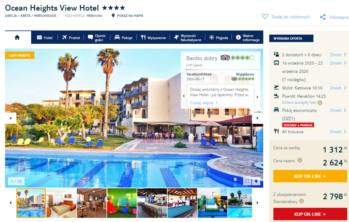 Rezerwacja noclegów