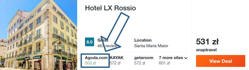 zarezerwuj hotel w lizbonie