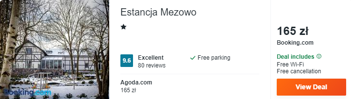 Rezerwacja noclegów
