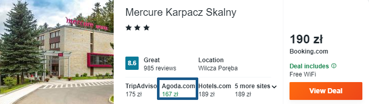Rezerwacja hotelu