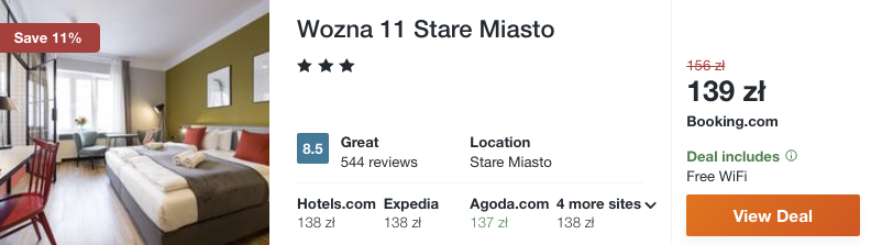 zarezerwuj hotel w poznaniu