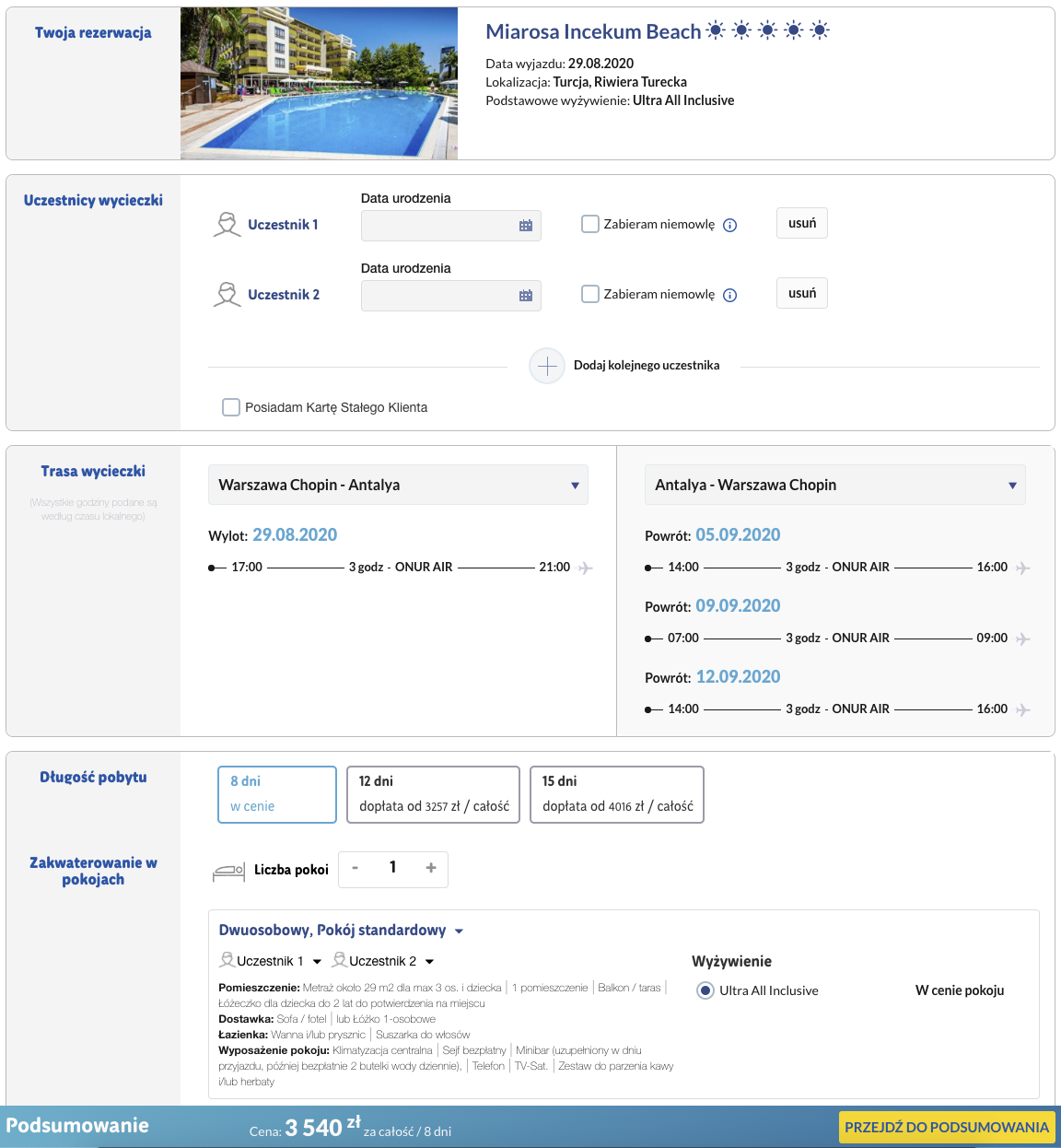 zarezerwuj wczasy w turcji