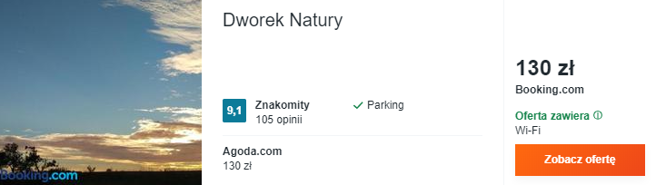 Rezerwacja noclegów