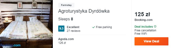 Rezerwacja noclegów