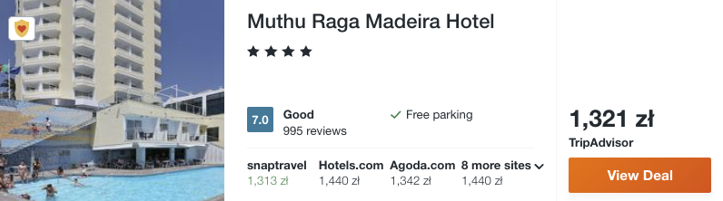 zarezerwuj hotel na maderze