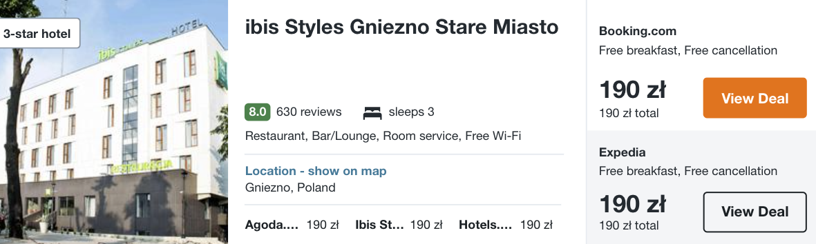 zarezerwuj hotel w gnieznie