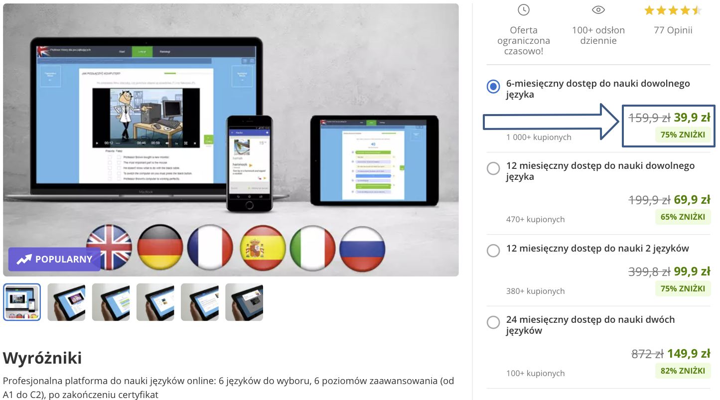 kurs jezykow obcych