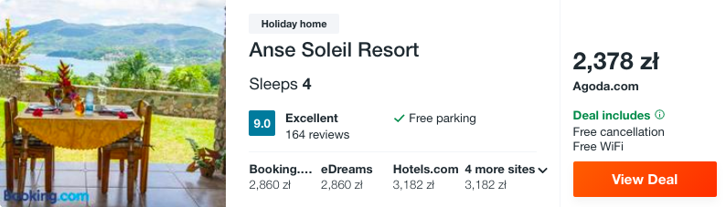 zarezerwuj hotel na seszelach