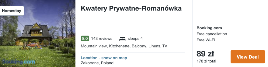 zarezerwuj hotel w tatrach