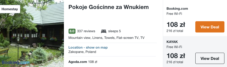 zarezerwuj hotel w tatrach