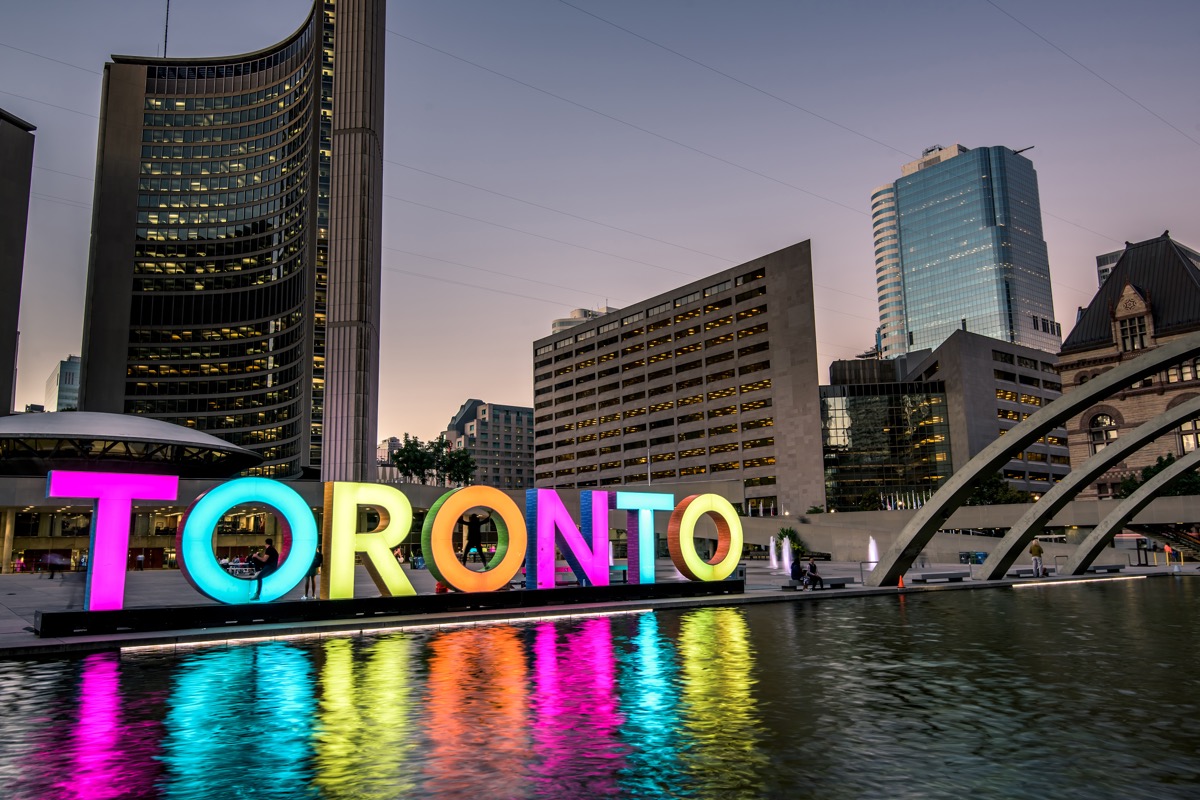 toronto nocą