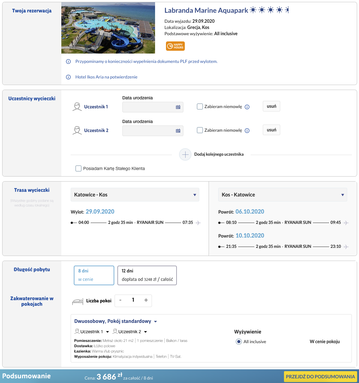 zarezerwuj wczasy na kos