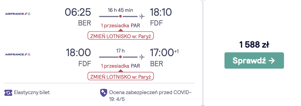 zarezerwuj loty na karaiby