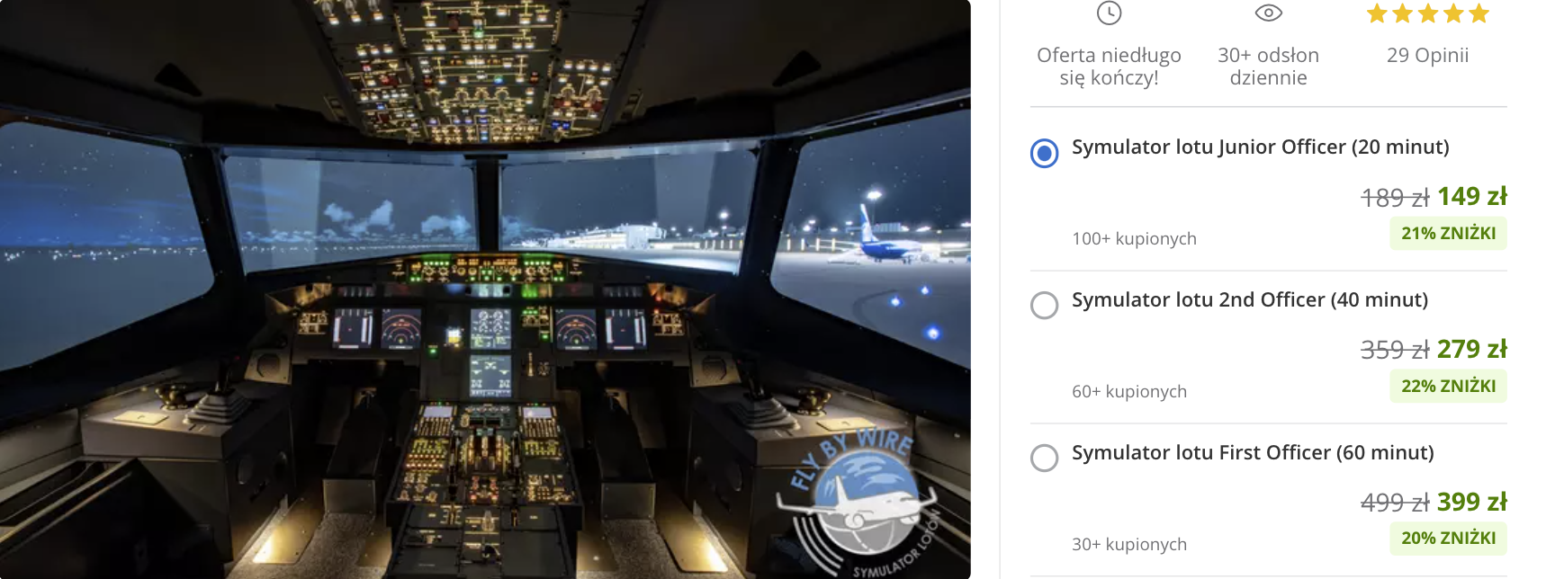 Poczujcie się jak prawdziwi piloci! Usiądźcie za sterami Airbusa A320 od 149 PLN