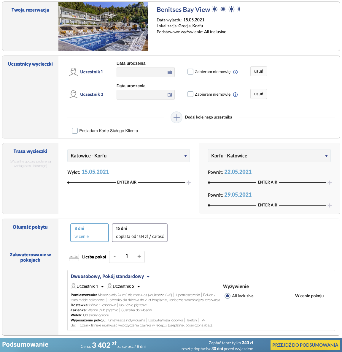 zarezerwuj wczasy na korfu