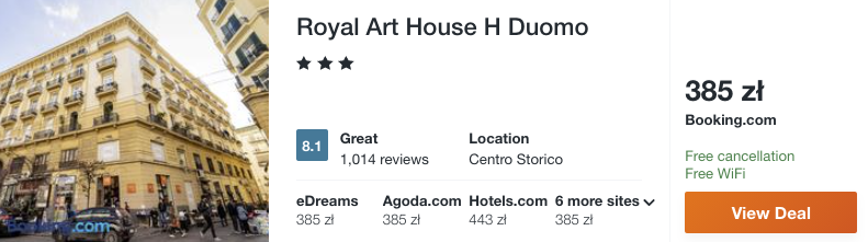 zarezerwuj hotel we wloszech