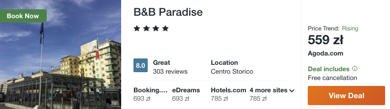 zarezerwuj hotel we wloszech