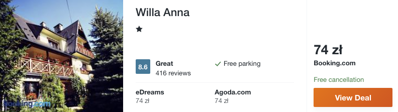 zarezerwuj hotel w tatrach