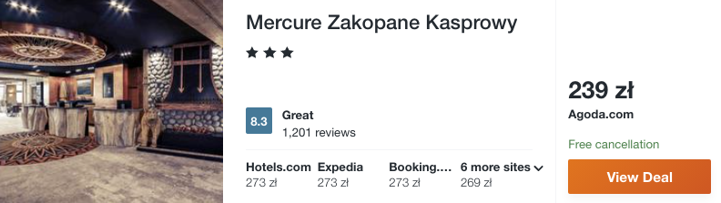 zarezerwuj hotel w tatrach