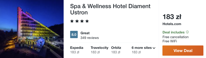 zarezerwuj hotel w ustroniu